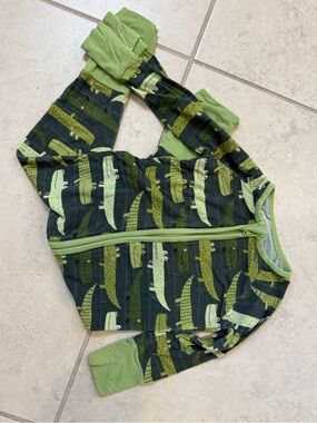 Little Sleepies Green crocs 3-6 months